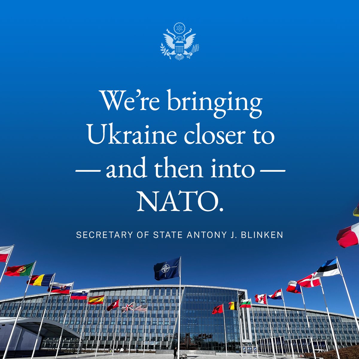 When we hold the @NATO Washington Summit in July, we’ll take tangible steps to increase NATO’s role in building a capable Ukrainian force, supporting its ongoing reforms, better integrating Ukraine into the Alliance.