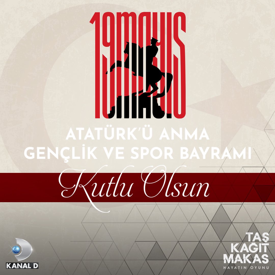 19 Mayıs Atatürk'ü Anma, Gençlik ve Spor Bayramı kutlu olsun! 🇹🇷 #19mayıs1919
