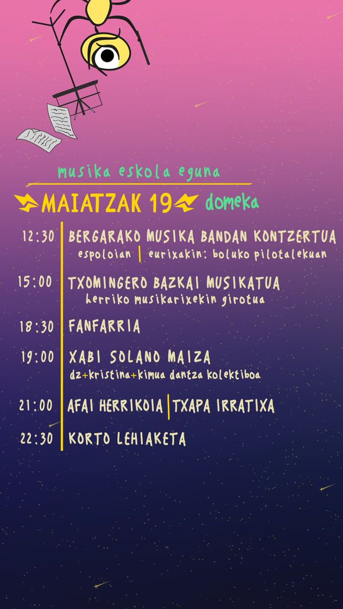 Gaur Bergarako musika eskola eguna!