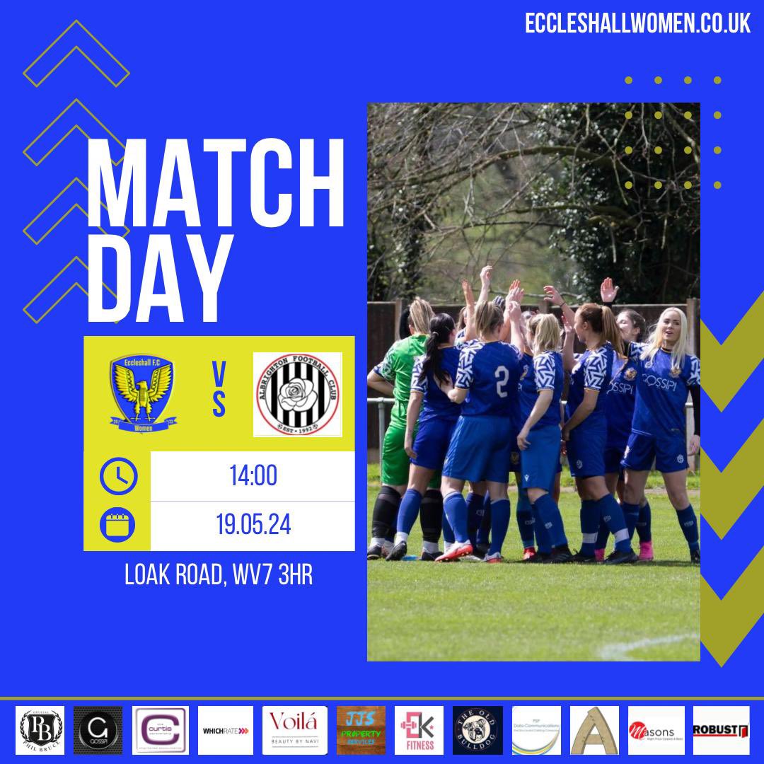 - It’s Match Day…

The Girls are on the road this afternoon, playing away against Albrighton in our penultimate match of the @sglfl League season, 2pm kick-off…

Come on Girls! 💙🦅

(👩‍💻 @KieraMaee__)

#gameday #matchday #game #match #sunday #today #thisafternoon #eagles