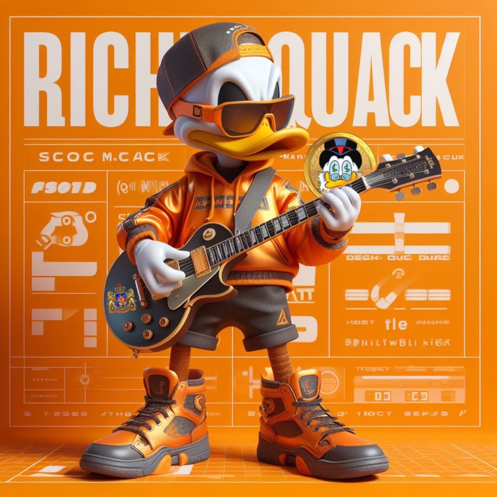 #Bullrun2024 Incoming $QUACK #RICHQUACK  ⚡️🎸💸💰💵🎶