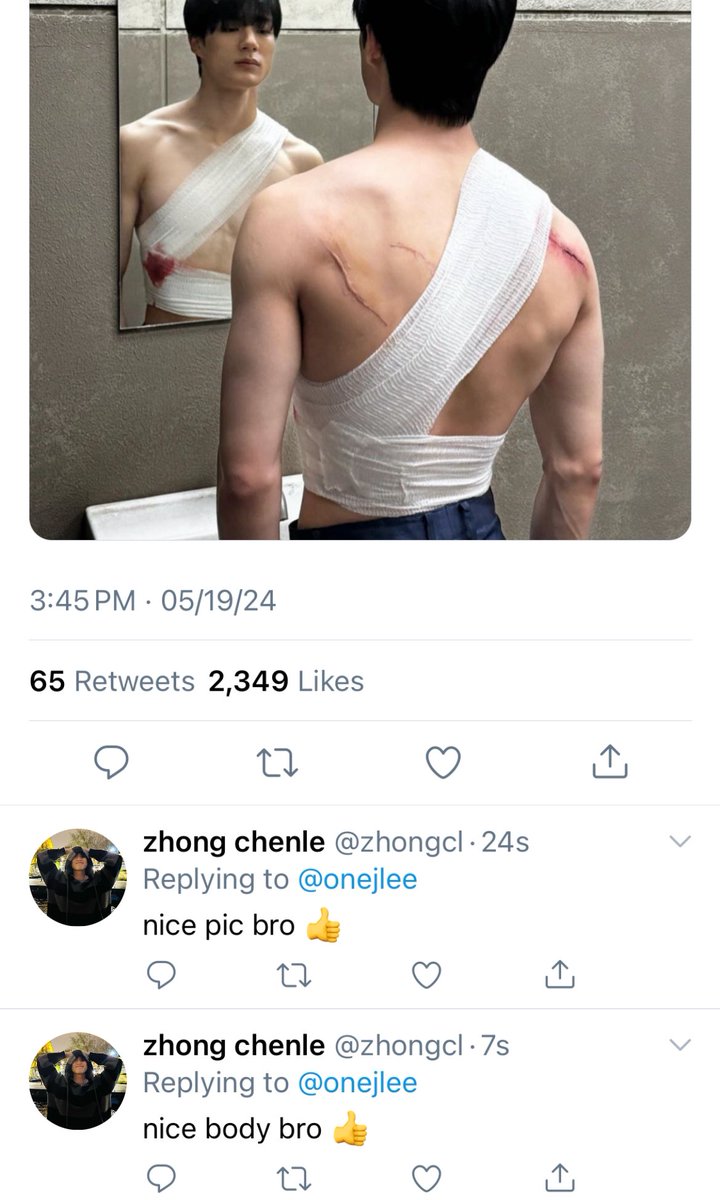 sinagchu's tweet image. a short #chenji filo au

where in #1 muscle supporter chenle hypes up his friends but when it comes to jisung.. complete silence ?!