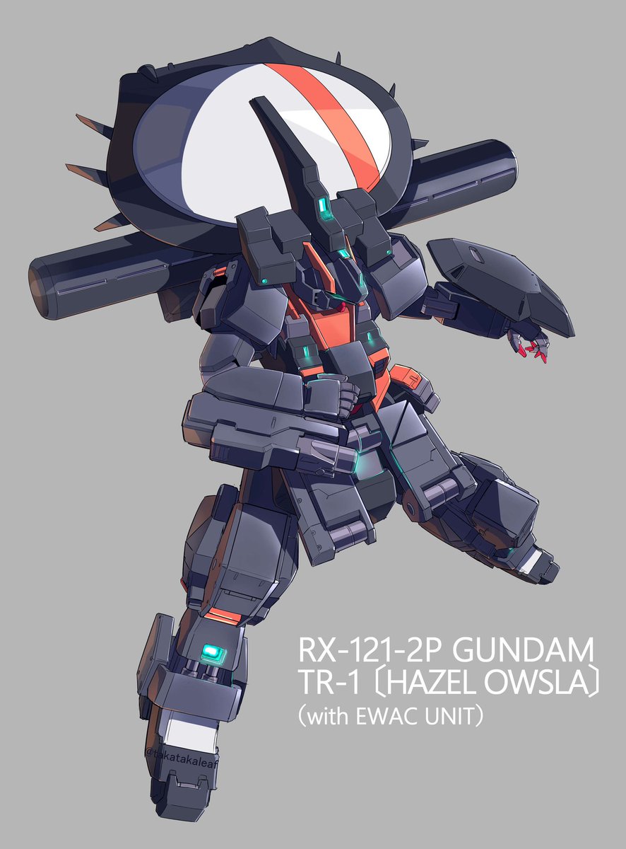 ヘイズル・アウスラ EWAC装備が気になりすぎたので描いてみました