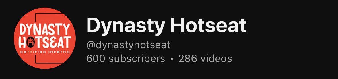 600 🥳 Goal is 1000 before the end of the year, help me get there by clicking below 👇 youtube.com/@dynastyhotsea…