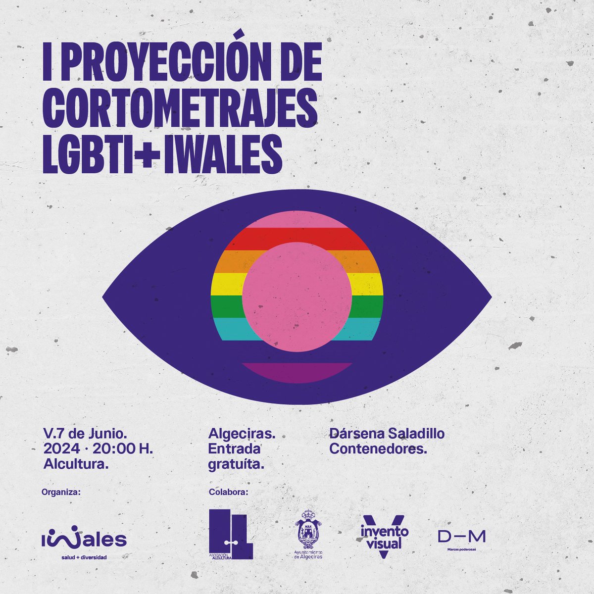 ¿Sin plan para el día 7 de junio? Nosotros te ofrecemos un planazo, te invitamos a que vengas a Alcultura Algeciras a ver unos cortos de temática LGTBIQ+ organizados por nuestra asociación.¿Te lo vas a perder? #culturainquieta #lgtbiq🏳️‍🌈 #lgtbiespaña #megustaelcine #cortometrajes