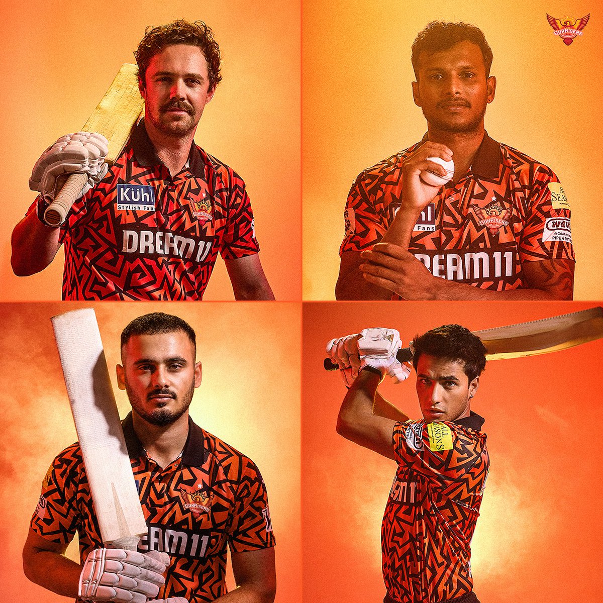 Orange vibes 🟰 Good vibes ✨🧡 #PlayWithFire #SRHvPBKS