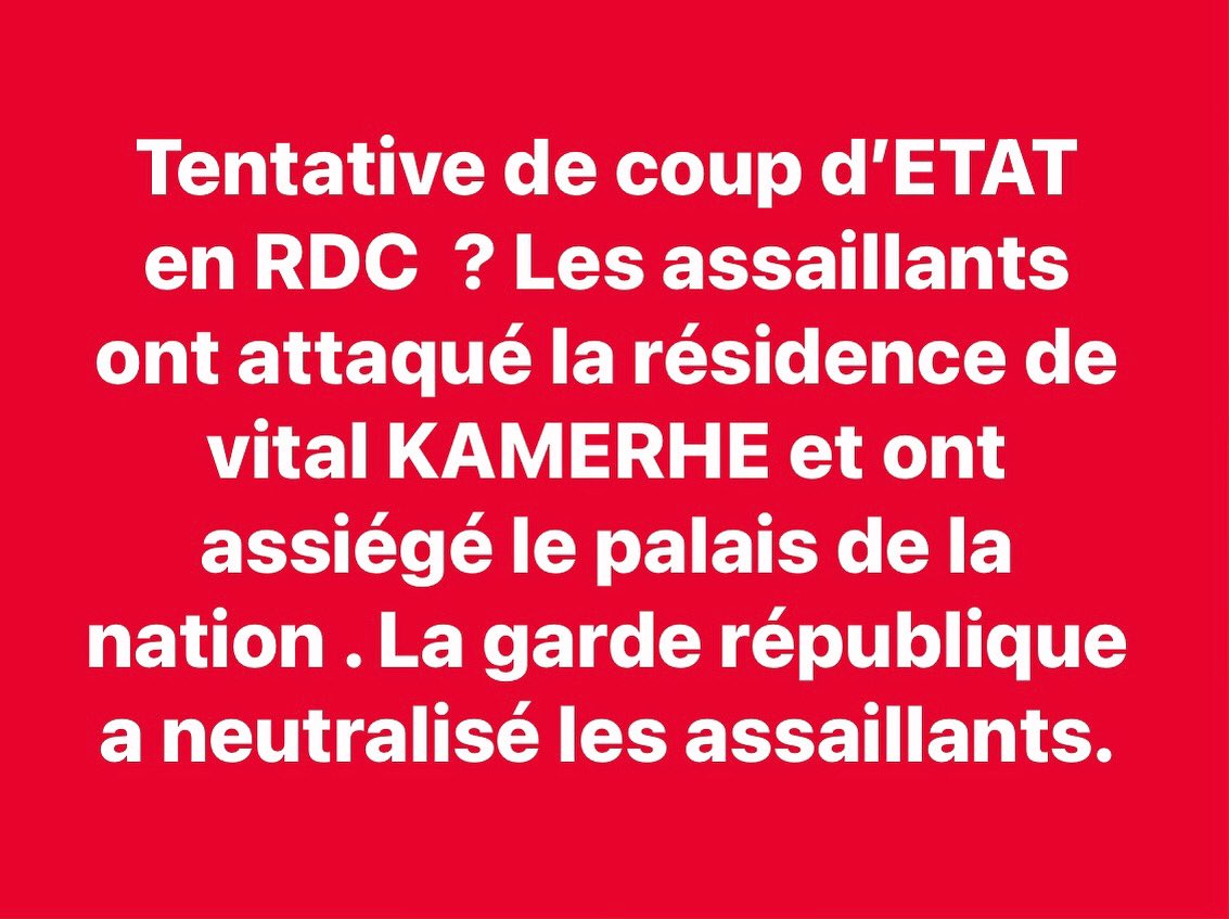 🔴🇨🇩Urgent #Chezmoiaucongo #RDC #Kinshasa