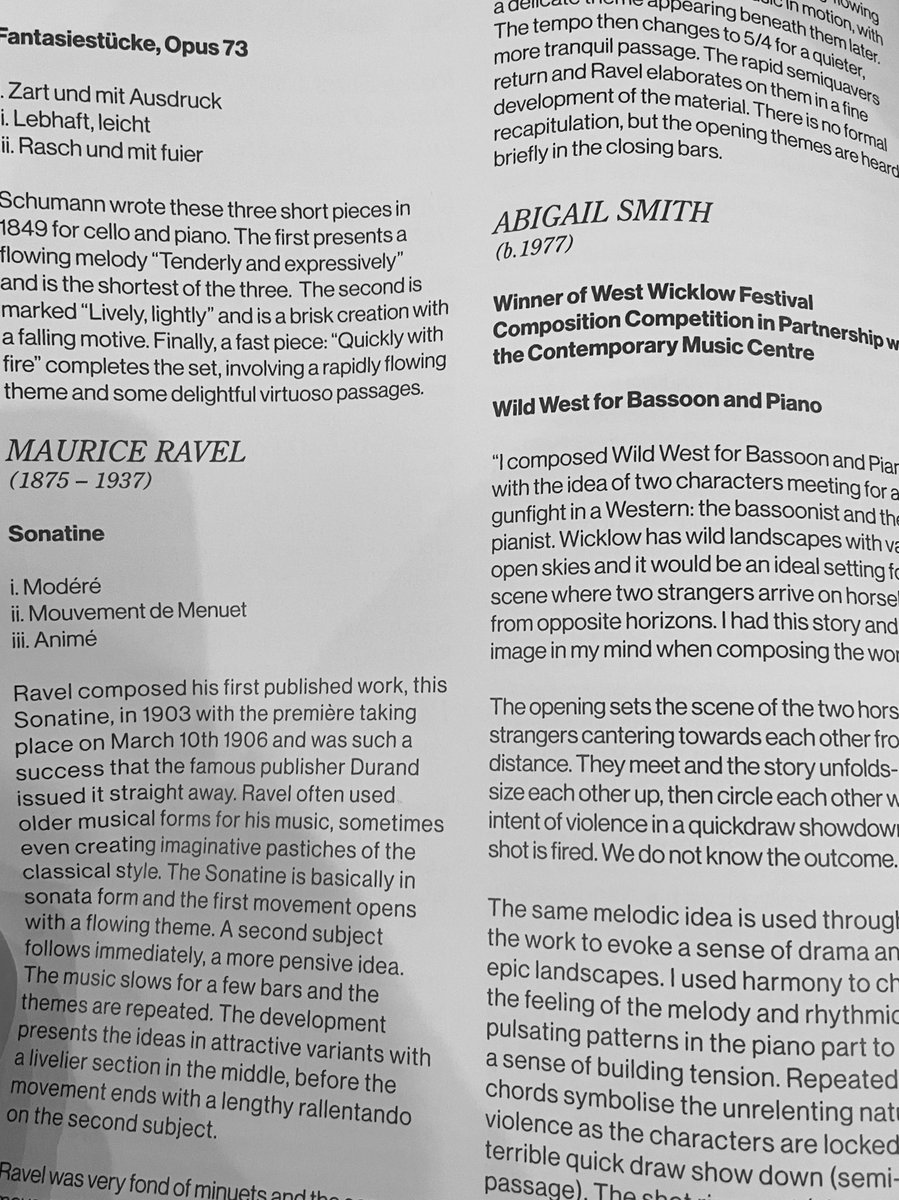 Abigail Smith (@abigailsong) on Twitter photo | loved hearing the incredible musicians perform at the Rising Stars Recital at the <a href="/WestWicFestival/">WestWicklowFestival</a> It was a privilege to hear Maria & Luke’s interpretation of my piece Wild West. Many thanks to the musicians, <a href="/WestWicFestival/">WestWicklowFestival</a> & <a href="/CMCIreland/">CMC Ireland</a> for the opportunity & to Garrett | loved hearing the incredible musicians perform at the Rising Stars Recital at the <a href="/WestWicFestival/">WestWicklowFestival</a> It was a privilege to hear Maria & Luke’s interpretation of my piece Wild West. Many thanks to the musicians, <a href="/WestWicFestival/">WestWicklowFestival</a> & <a href="/CMCIreland/">CMC Ireland</a> for the opportunity & to Garrett