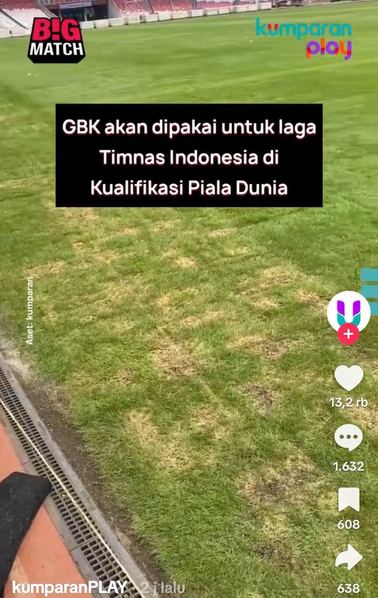 idextratime's tweet image. 🚨 Kondisi terkini rumput GBK setelah malam sebelumnya digunakan untuk konser. 😳

Pengelola GBK punya waktu sekitar 18 hari lagi untuk memperbaiki kondisi rumput sebelum laga Kualifikasi Piala Dunia, Indonesia vs Irak. ➡️

📸 @kumparan
