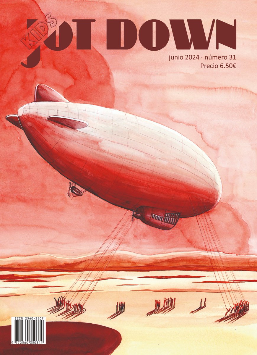 Jot Down Kids #31 «Locomoción» con portada fantástica de la ilustradora #BertaCuso
