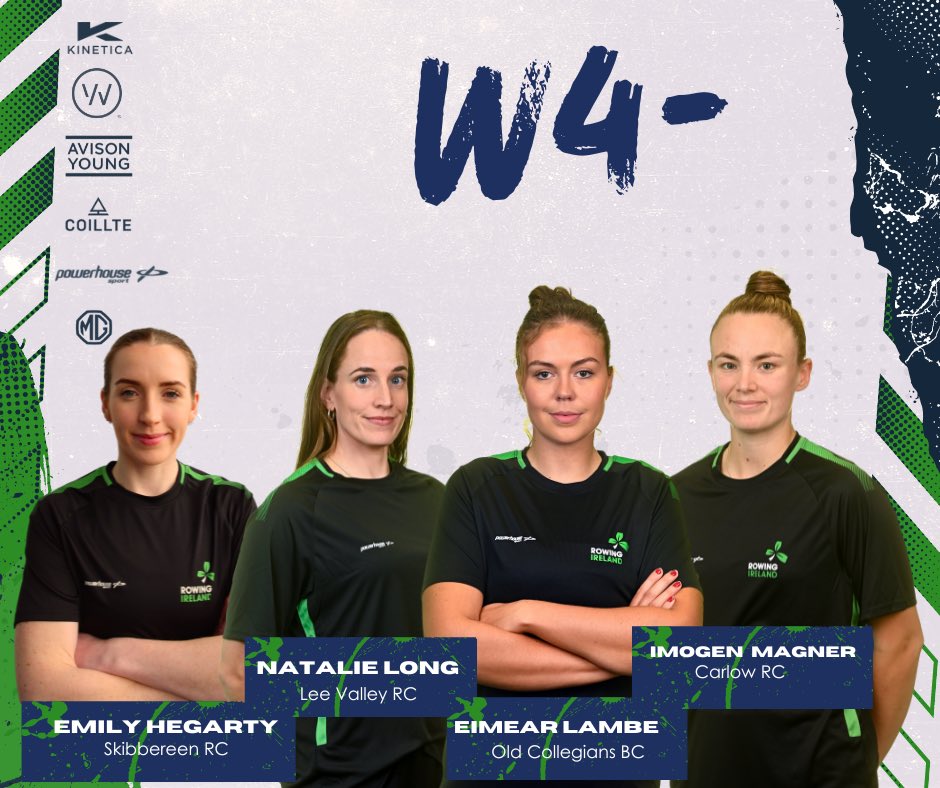 ☘️Prelim Result☘️ The Women’s Four of Emily Hegarty, Natalie Long, Eimear Lambe and Imogen Magner have come second in their prelim race! #greenblades #wearerowingireland