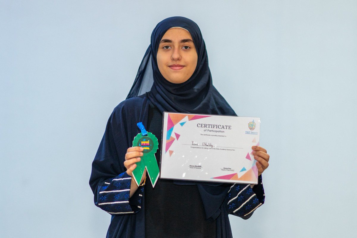 dohaacademy's tweet image. 🏆✨ Doha Academy Al Waab Secondary Girls section is thrilled to unveil the winners of our captivating Science Fair held on May 16th, 2024. Congratulations to all our talented students for their innovative projects 🔬🚀
#DohaAcademy #ScienceFairWinners #CuriosityUnleashed