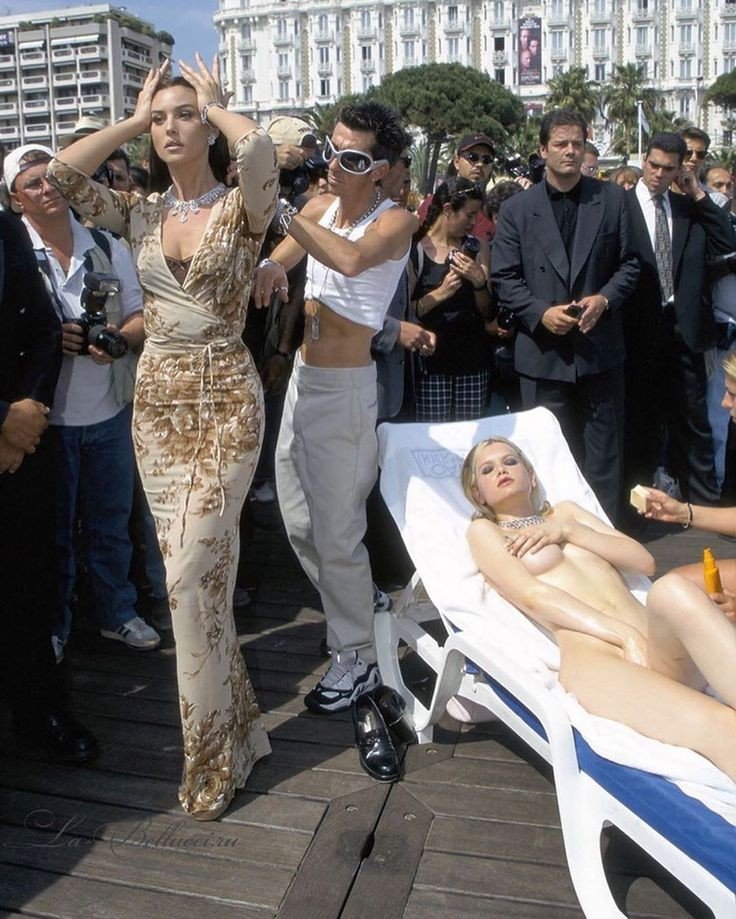 monica bellucci at the cannes film festival, 1997