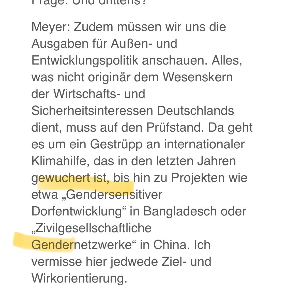 Was - außer dem Bedienen von Ressentiments - ist die Logik, ausgerechnet Genderprojekte als problematisch zu markieren ⁦@Meyer_FDP⁩? Kennen Sie die Forschung dazu?