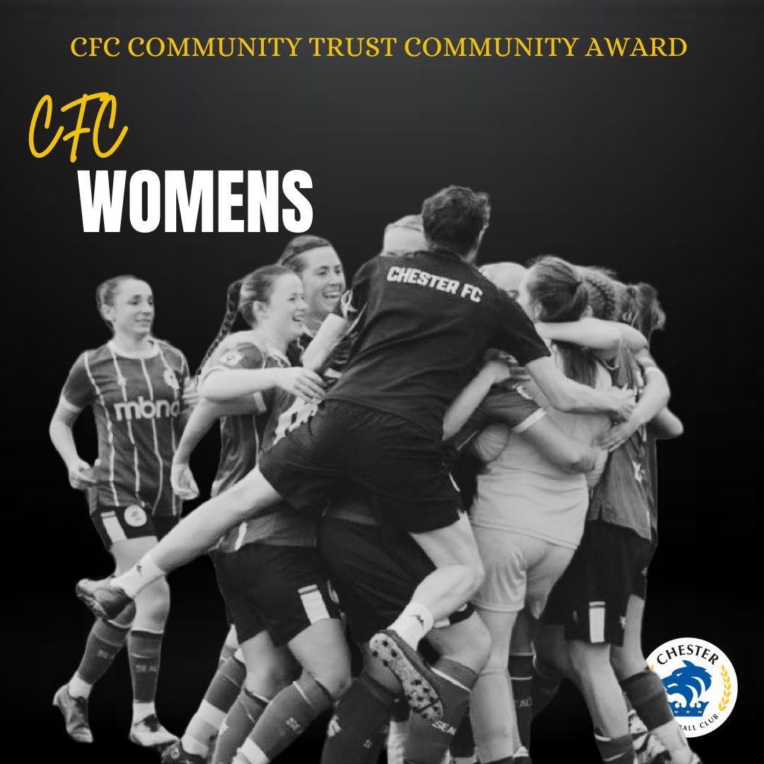 We earned the @CFC_CommTrust Community Award for the 23/24 season 💪