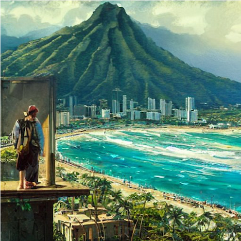 Honolulu – a 1/1 #NFTartwork that's a must for dedicated #nftcollector #nftcollectors . Elevate your #NFTCollections or #NFTGallery with this unique piece.

#NFTCommunity #NFT #nftart #nftarti̇st #NFTs #OpenseaNFTs 

opensea.io/assets/matic/0…