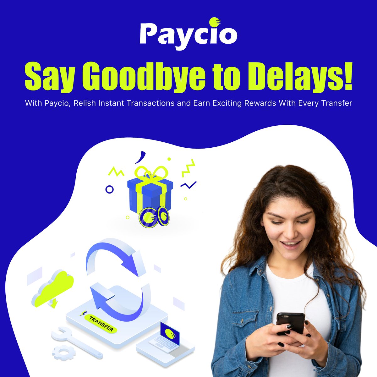 Tired of waiting for blockchain confirmations? With Paycio, transactions are instant—no more delays! But that’s not all. Every time you transfer with Paycio, you earn exciting coupons and rewards. Imagine making a transaction and getting rewarded for it. That’s the charm of