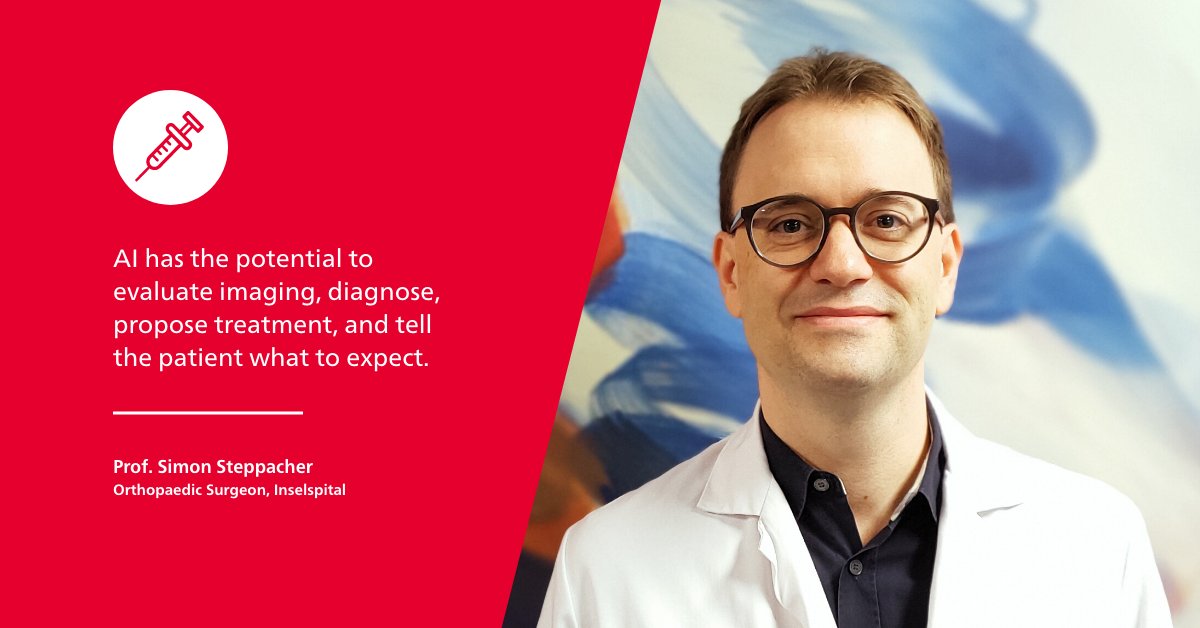 At #unibern and the @inselgruppe, #AI is already part of everyday life: Simon Steppacher shows how he uses AI to achieve better surgical results: sohub.io/rhtw.