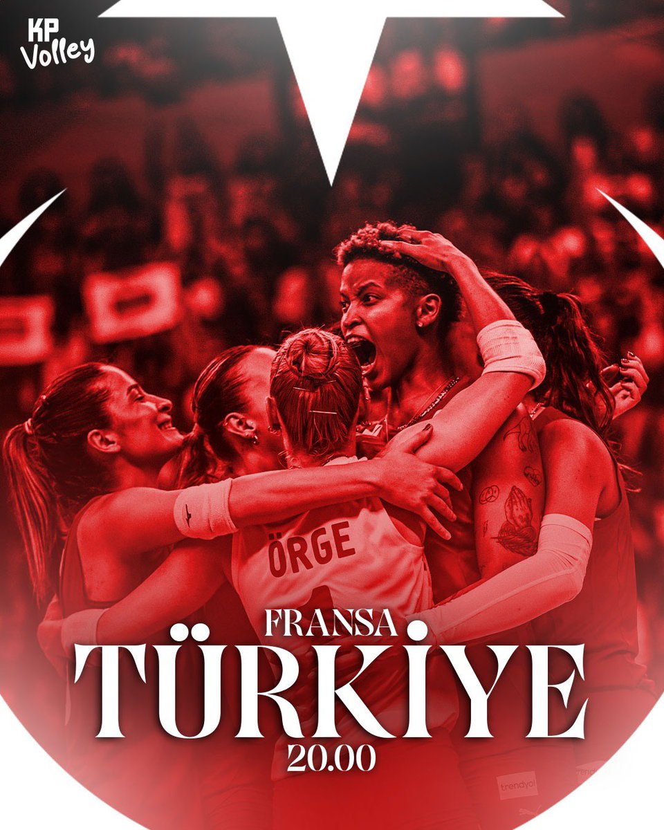 Evimizdeki son maça hazır mıyız? ❤️‍🔥 Türkiye 🆚 Fransa ⏰ 20.00 📍Antalya Spor Salonu