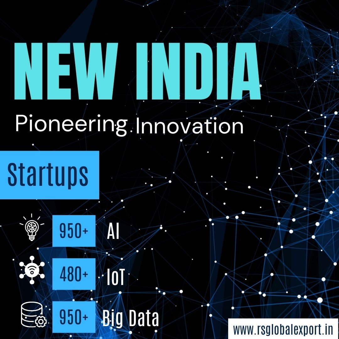 #Newindia is home to the 3rd largest #startup ecosystem in the world,pivotal in fostering innovation,creating jobs,and fueling the nation's growth.
.
.
.
.
.
.
.
.

.
.

.
.
.
.
.
#Opportunities
#IoT
#Bigdata
#AI
#rsglobalexport
#rajeevsaini