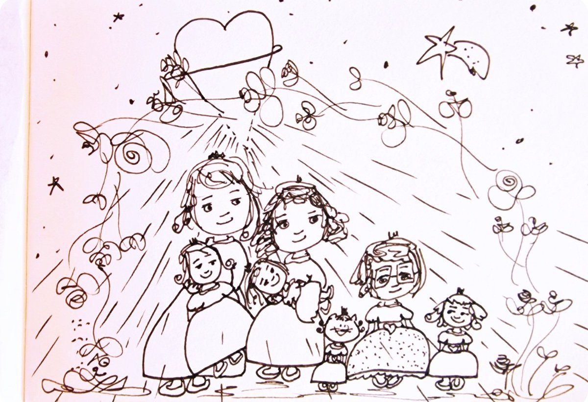 Little ones in Dreamland🤍✨️
Another page in my little Booklet of Love💕
Peace & Happiness to all of you☀️
.
#angelasimonini #art #painter #artandroses #littleones #littleone #notalone #dreamland #circleoflife #circleoflove #bookletoflove #littleprincesses #littleprincess