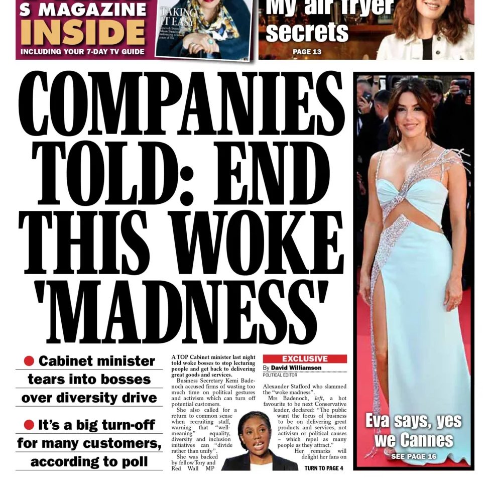 Kemi Badenoch accused firms of wasting too much time on 'gesture politics & externals' telling them to focus on delivering great goods and services instead. A green light for bosses to treat workers like crap? To me 'Woke' isn't 'madness', it means treating everyone with respect.