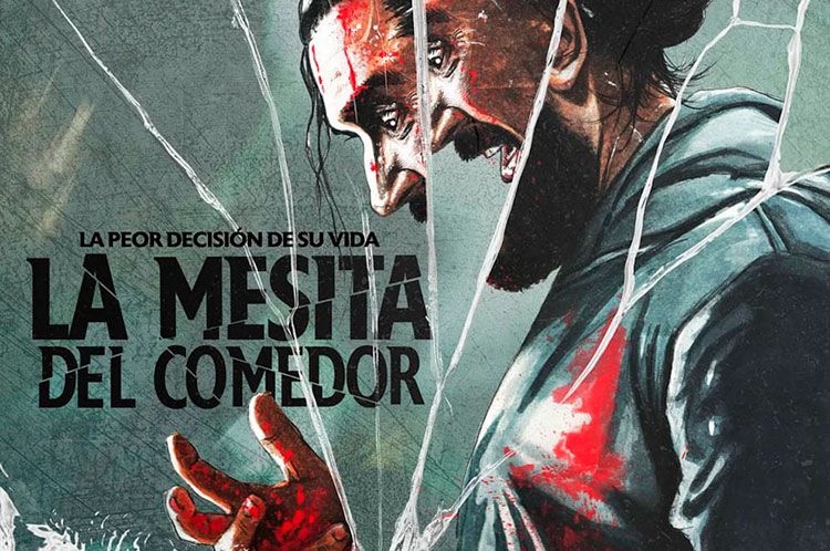 LA MESITA DEL COMEDOR es una contundente película negra y low-cost donde un pequeño mundo cotidiano y condominial late al ritmo del corazón delator de Allan Poe. No es para cualquier espectador, incluso acostumbrado al horror light de Stephen King. En @filmin.