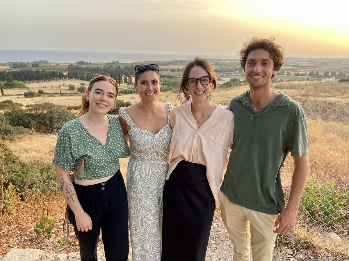 EKimonis's tweet image. A perfect setting to round out the #sssp2024 conference in Cyprus with the @PCITunsw team @DrGFleming @NatalieGoulter