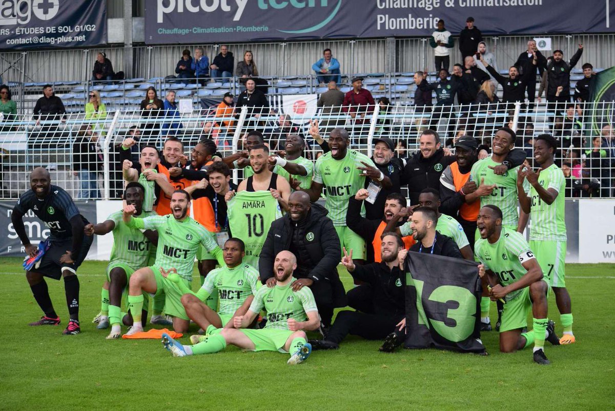 ON l’A FAIT !!!
Un an après notre descente, nous le sommes de retour en National la saison prochaine.  Une performance que peu d’équipes ont réussi 
Bravo au staff et aux joueurs. Mais cette remontée, c'est aussi la récompense du travail de tout un club. Donc merci à tous !