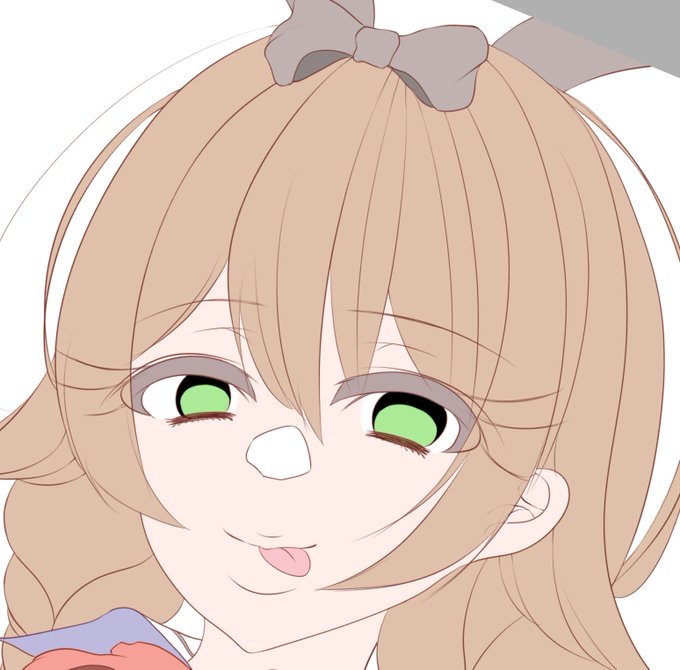 進捗お一人塗完了(線画とか背景は後処理まだあり) 