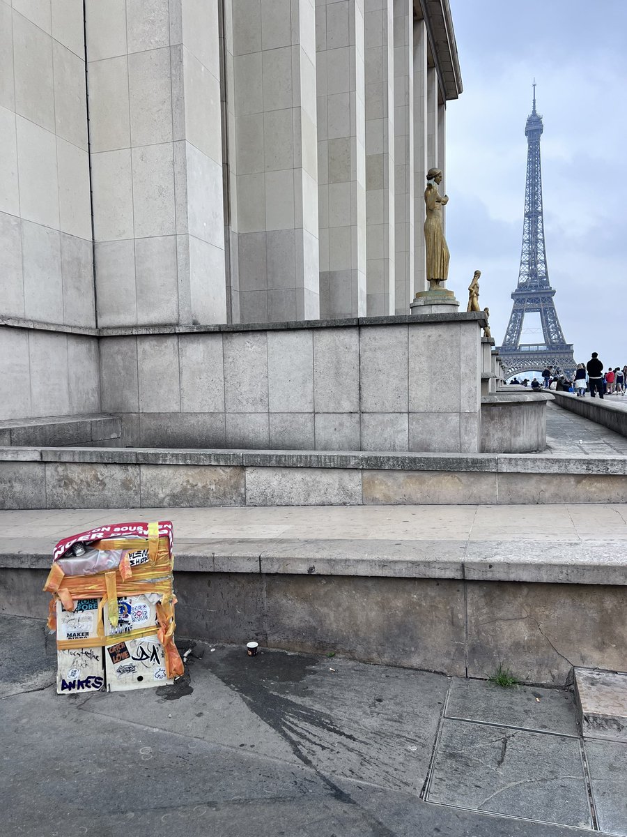 L’état de Paris à 68 jours des JO en une image #saccageparis