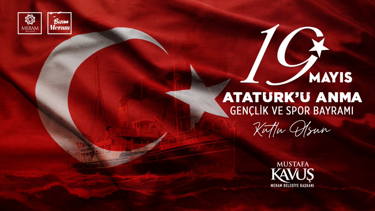 Milli mücadelenin ilk adımı olan 19 Mayıs’ın 105. yıl dönümünde, Gazi Mustafa Kemal ve kahraman ecdadımızı rahmet ve dua ile anıyorum. 19 Mayıs Atatürk’ü anma Gençlik ve Spor Bayramımız kutlu olsun. #19Mayıs1919🇹🇷
