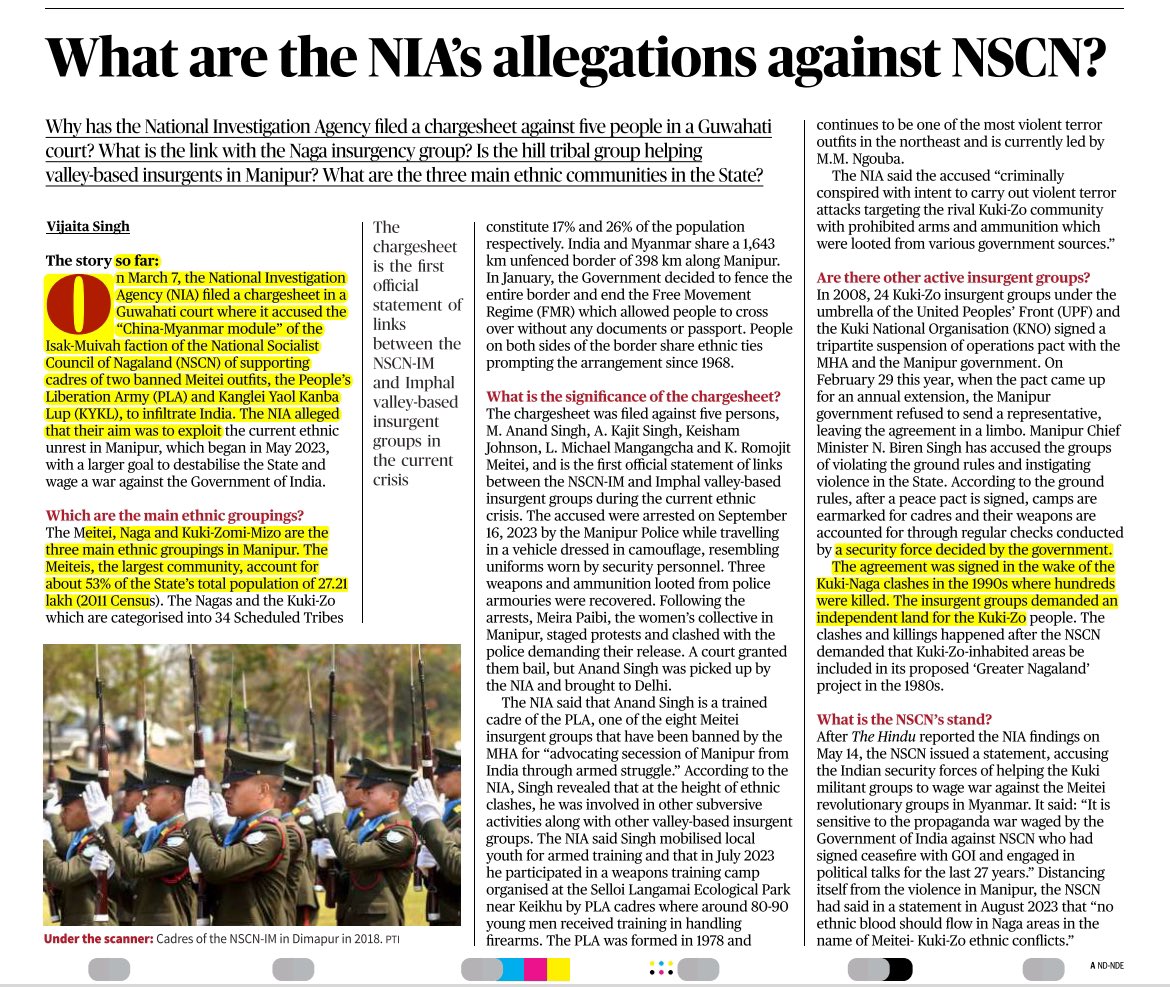 Internal security: North east region. Source: the Hindu #UPSC