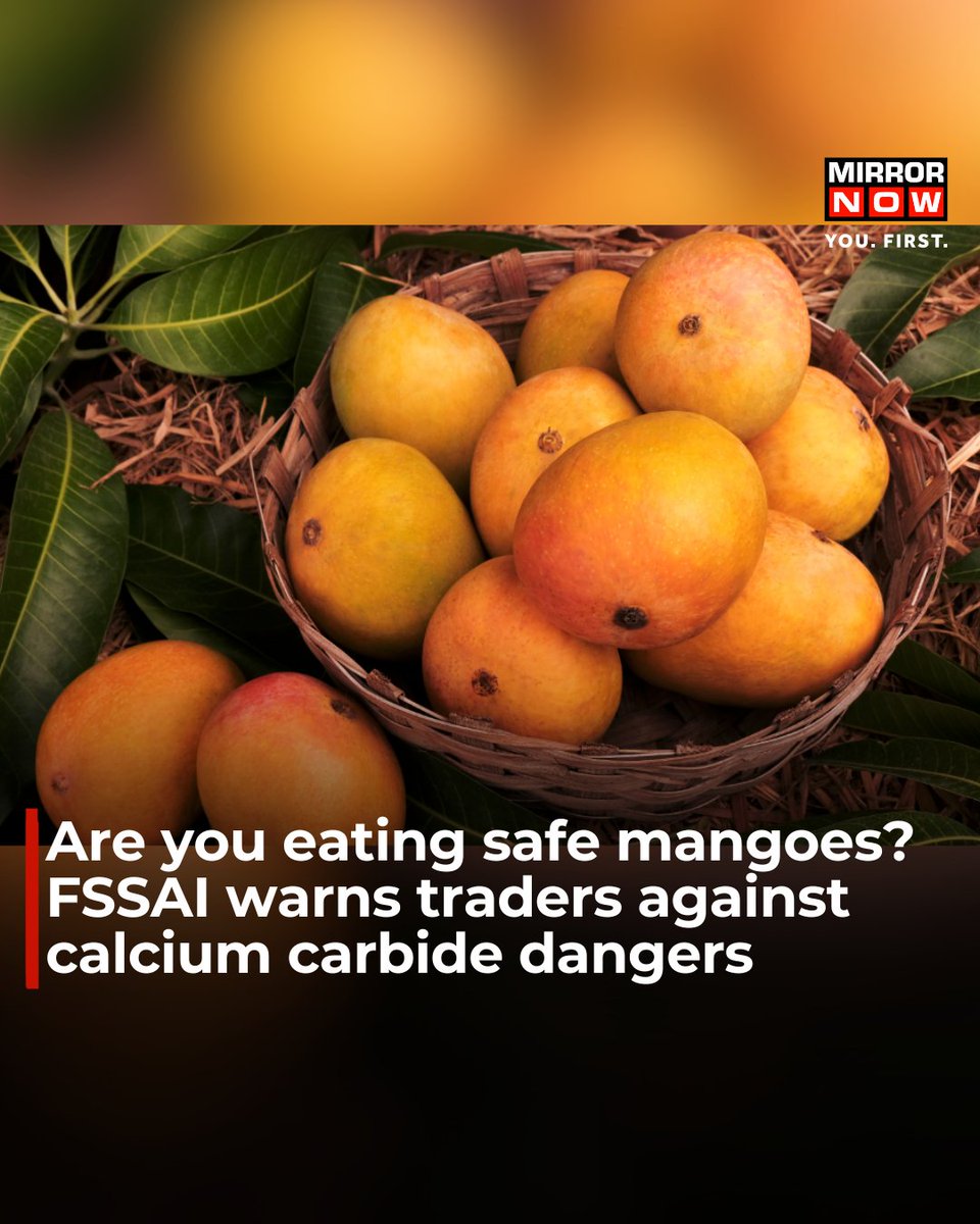 The Food Safety and Standards Authority of India (FSSAI) has issued a stern warning to traders, fruit handlers, and Food Business Operators (FBOs) involved in ripening fruits. The advisory specifically targets those using calcium carbide for artificial ripening, especially during