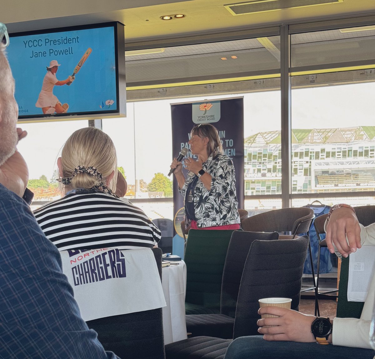 Attending the Yorkshire W&amp;G conference at Headingley. What an honour to hear our first women president of Yorkshire Jane Powell sharing her stories <a href="/YorkshireCCC/">Yorkshire CCC</a> <a href="/SSK_CricketClub/">SheffieldSuperKings</a> #girlsincricketyorkshire