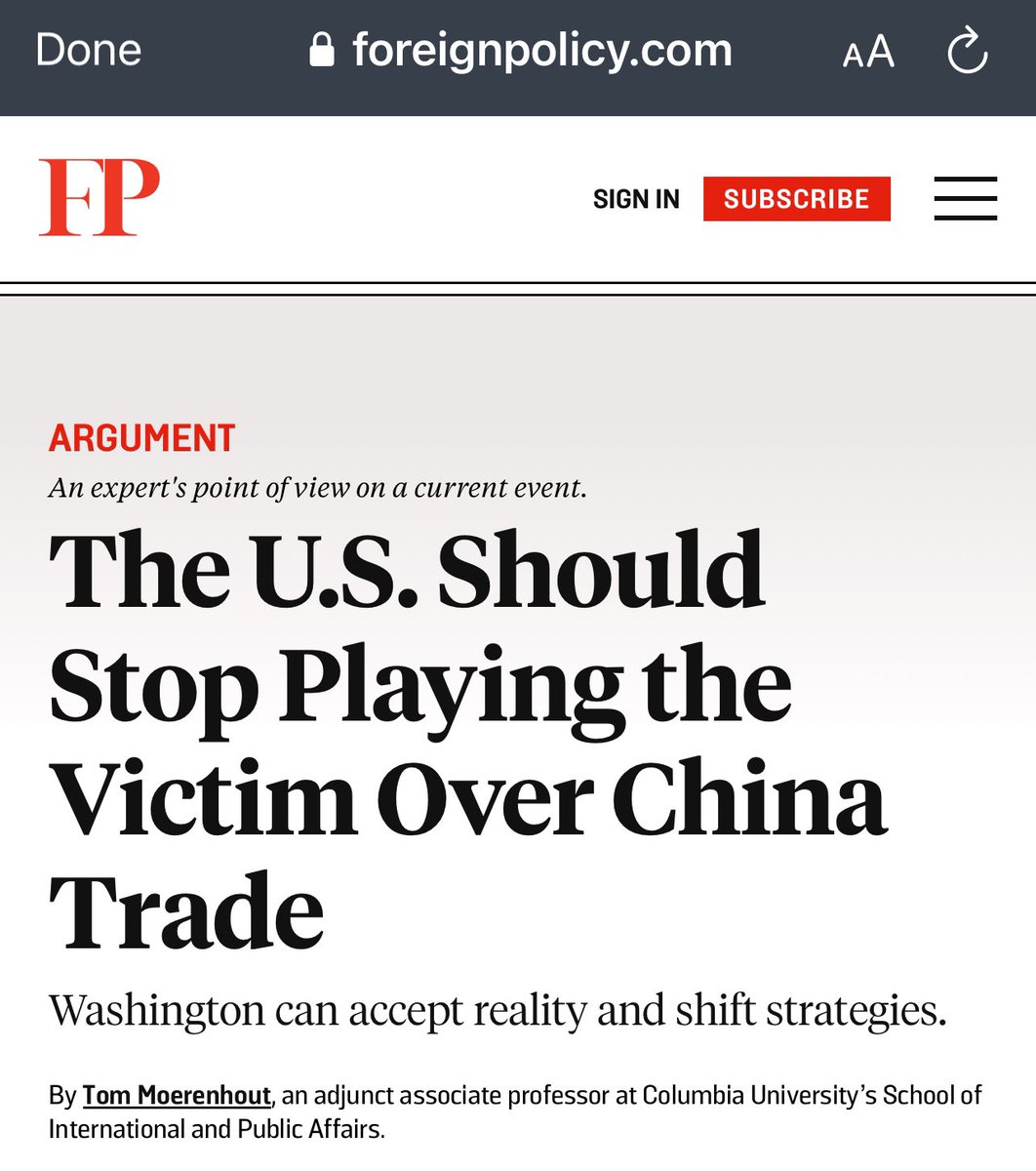 Lot of shocking articles in Western media over the last few days: “The US is tremendously outcompeted by China in batteries and EVs—both in terms of cost and quality and, yes, innovation as well.” Chinese beating Americans in INNOVATION. It’s finally sinking in…