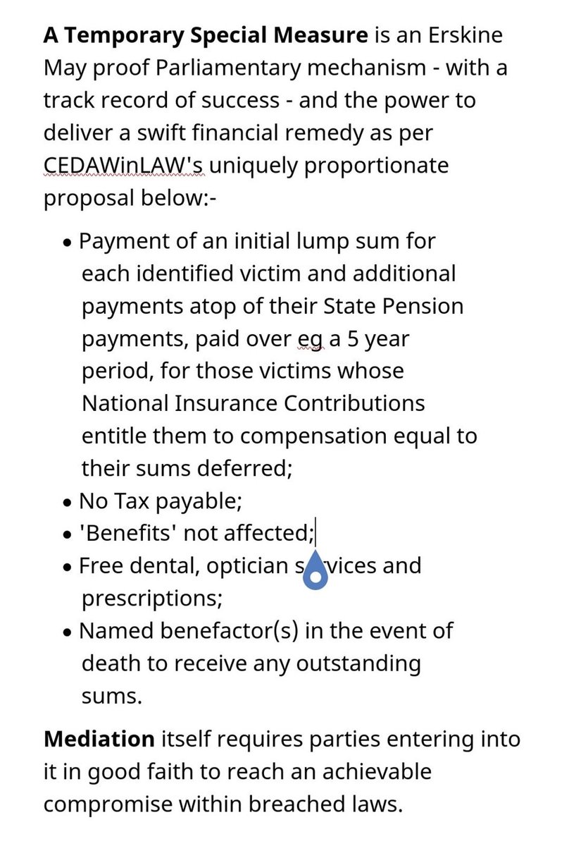 Thanks to MP’s #debate encouraging Parliament/Govt to come up with a remedy/scheme to address #50sWomen SPA #scandal SWIFTLY. 
Pls listen to reasons & look at #CEDAWinLAW’s Remedy & #URGENCY for #mediation talks @MelStride before decision-making. #ADRnow💥
youtube.com/watch?v=JZA9qp…