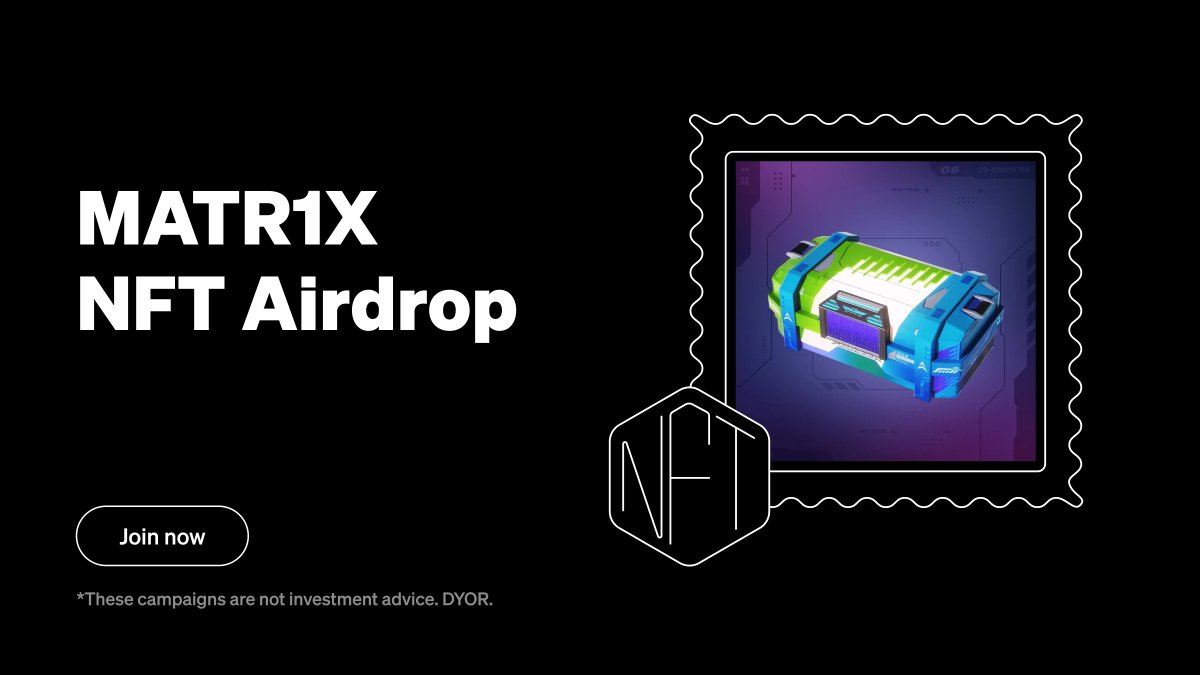 OKX Wallet (@wallet) on Twitter photo We're airdropping 33,333 <a href="/Matr1xOfficial/">MATR1X FIRE</a> Pioneer Souvenir Cases to celebrate the launch of their Apollo Program!
✨ Use these cases to join the Apollo Program to win 50 million $MAX & top-tier weapon NFTs
🔚 26 May, 4 pm UTC
Join now: bit.ly/3ULPUnZ We're airdropping 33,333 <a href="/Matr1xOfficial/">MATR1X FIRE</a> Pioneer Souvenir Cases to celebrate the launch of their Apollo Program!
✨ Use these cases to join the Apollo Program to win 50 million $MAX & top-tier weapon NFTs
🔚 26 May, 4 pm UTC
Join now: bit.ly/3ULPUnZ