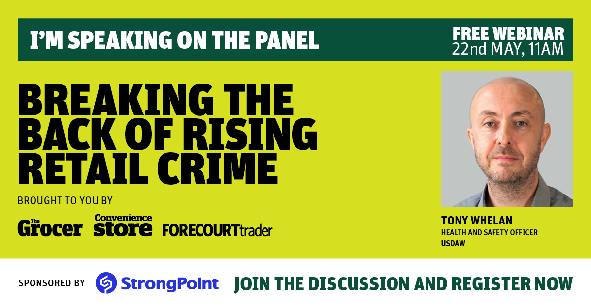 Our Health and Safety Officer Tony Whelan is part of a webinar featuring a panel of experts, looking into how to tackle the rising tide of retail crime. Sign up for it here: bit.ly/3WLp167