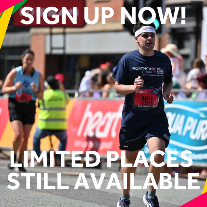 We have limited places available for the #GreatManchesterRun next weekend and we'd love for you to be part of #TeamNorthCare! 📢 There are places for the 10K and HALF MARATHON (⚠️ sold out everywhere else ⚠️), so visit northcarecharity.org/gmr if you're interested! #GMR2024