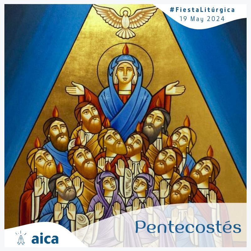#FiestaLitúrgica Pentecostés #VenEspírituSanto #19DeMayo #FelizDía Pentecostés. ow.ly/xZqS50RInyj