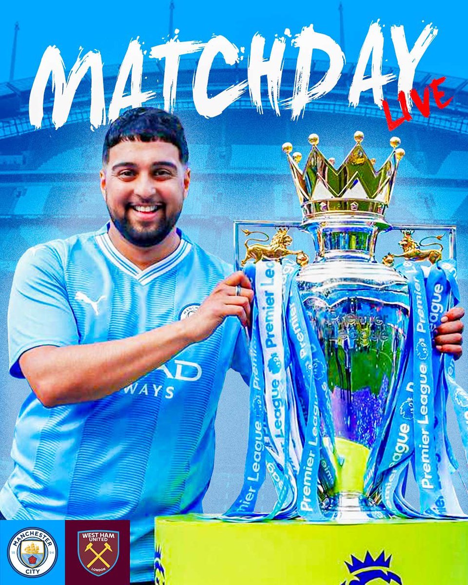 I’m hosting Matchday live today for the final game of the season! Let’s go @ManCity