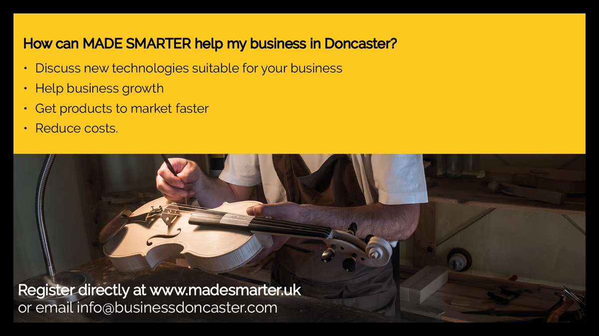 If you’re a #manufacturing business looking to increase technology usage & expand business capabilities, the @MadeSmarterUK programme could help! More info: bit.ly/4abBAL5 #MadeSmarter #Doncaster #BusinessSupport @MyDoncaster @DNChamber @SouthYorks_Biz @SouthYorksMCA