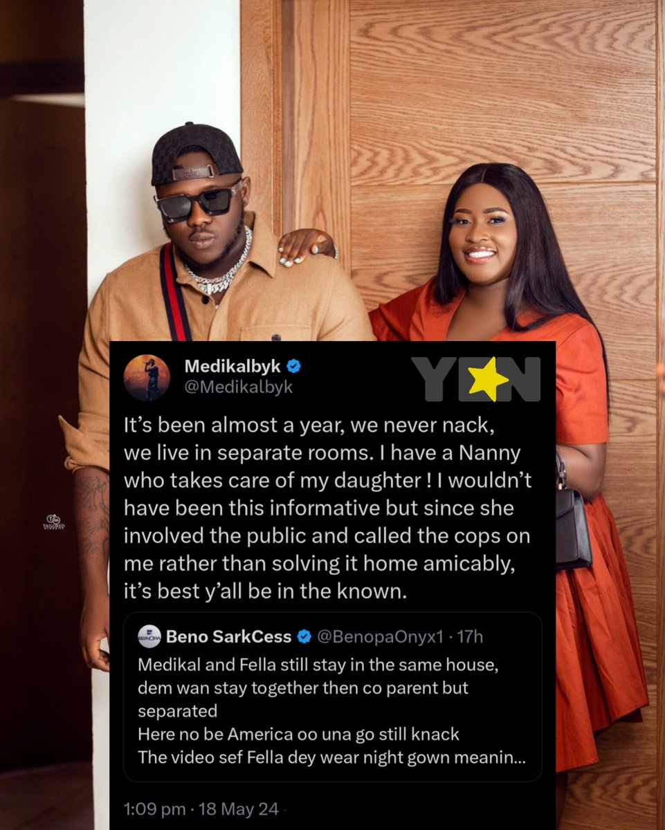 The divorce saga continues. Medikal has opened up about his life after his four-year marriage with Fella Makafui ended. Photo by @tailored_memories (Instagram)