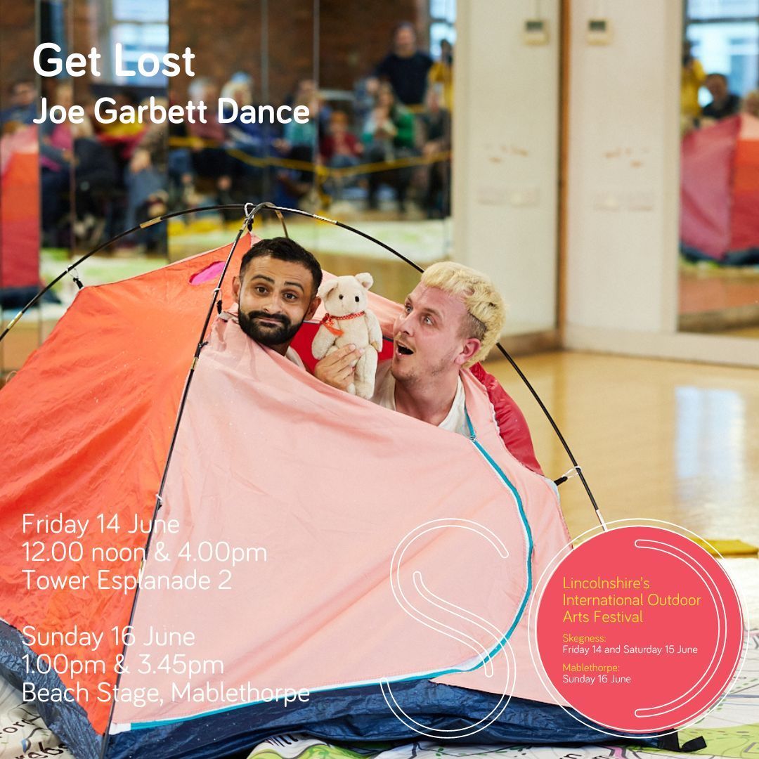 Up next is... Joe Garbett Dance with Get Lost Visit the SO Festival website for information about the full programme buff.ly/44L9PIi #sofestival #lincolnshire #arts #culture