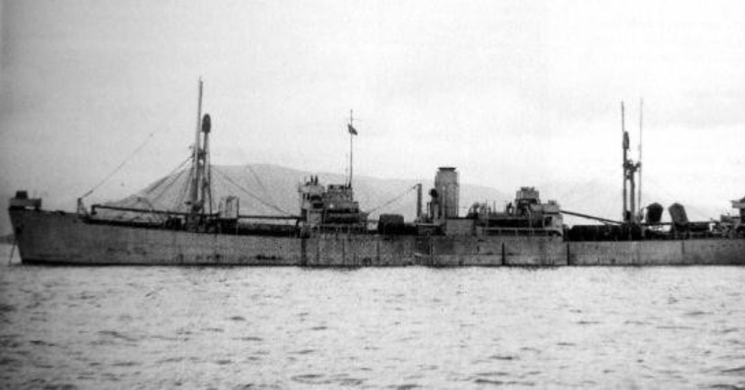 #OTD 19/5/1944 #RememberRCN -SS Fort Missanabie (Canadian Government) torpedoed by U-453 while in convoy HA-43 in the Mediterranean Sea, forty-nine of the 61 on board survived.