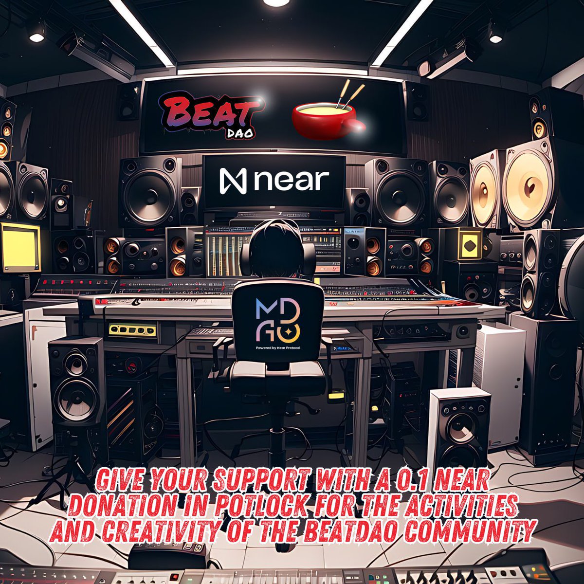 Support the Beatdao Community by donating at least 0.1 $NEAR on Potlock  with the link below 
⬇️ ⬇️⬇️
bos.potlock.org/potlock.near/w…