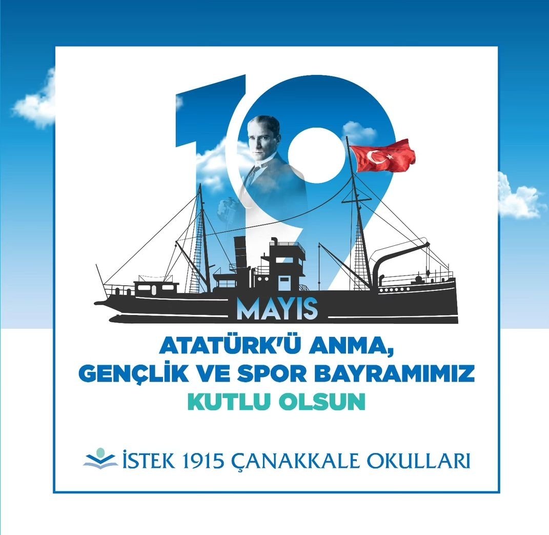 Geleceğe daha güçlü bir şekilde ilerlemeye söz veriyoruz.
19 Mayıs Atatürk’ü Anma, Gençlik ve Spor Bayramımız kutlu olsun! <a href="/istekokullari/">Istek Okulları</a> 
#19MayısKutluOlsun 
#19MayısGururla 
#19MayısGenclikveSporBayramı