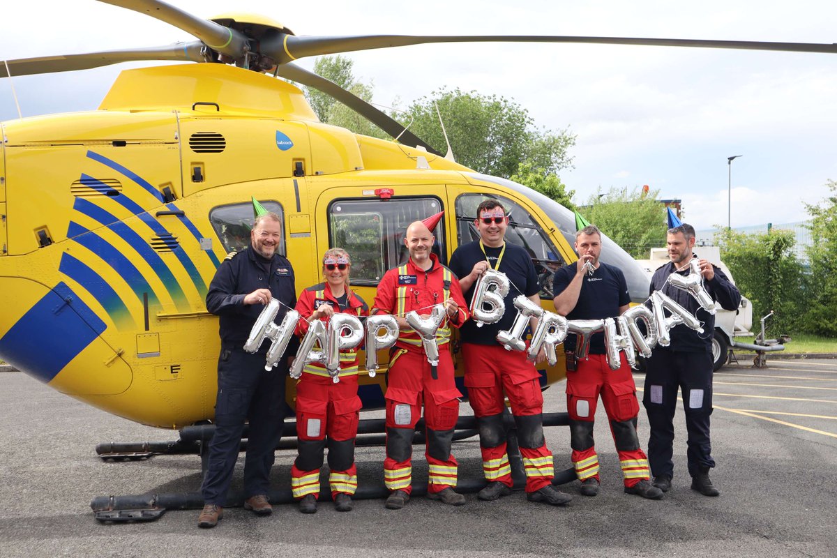 🎉🚁 It's our birthday! 🎂✨ We have been flying to save lives across the North West for the past 25 years. We are only able to do this thanks to your donations. Help us continue our work by making a donation today: donate.nwairambulance.org.uk/?campaign=25CA…