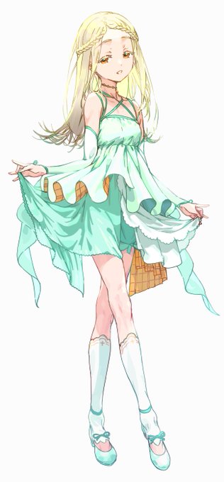 「green dress white background」 illustration images(Latest)